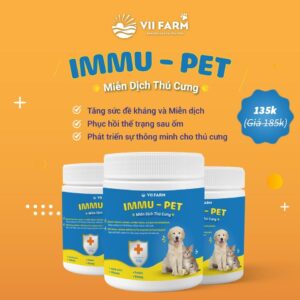 vii miễn dịch thú cưng chăm sóc thú cưng khỏe mạnh